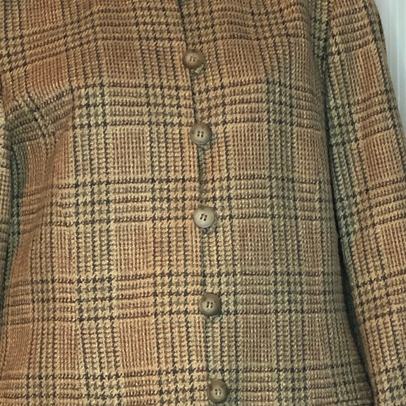 Liz Claiborne Plaid Jacket Size 6 - Picture 3 of 8
